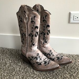 J.B.Dillon Cowboy Boots size 7.5